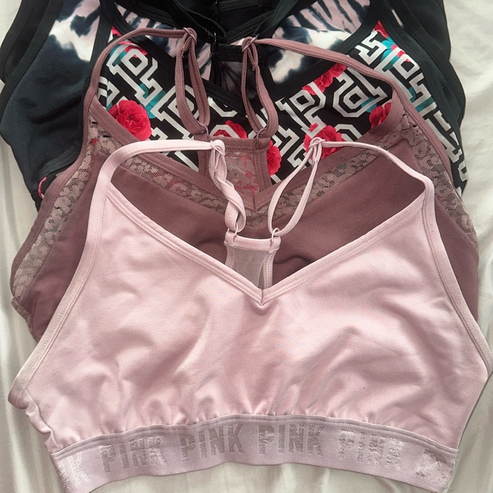 Victoria secret pink sports bras